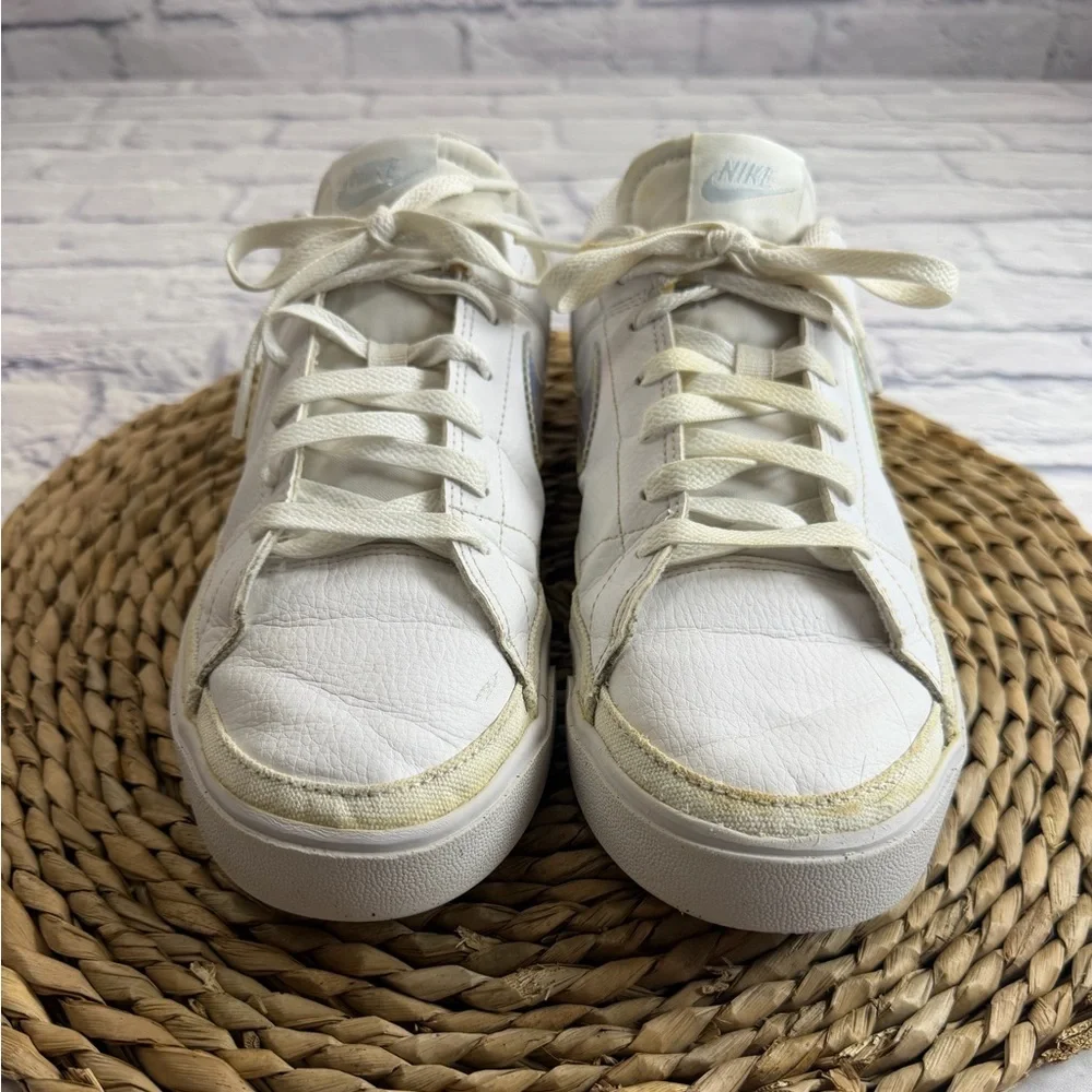 Nike Court Legacy Next Nature White Iridescent Colorway. Size 11. Blokecore